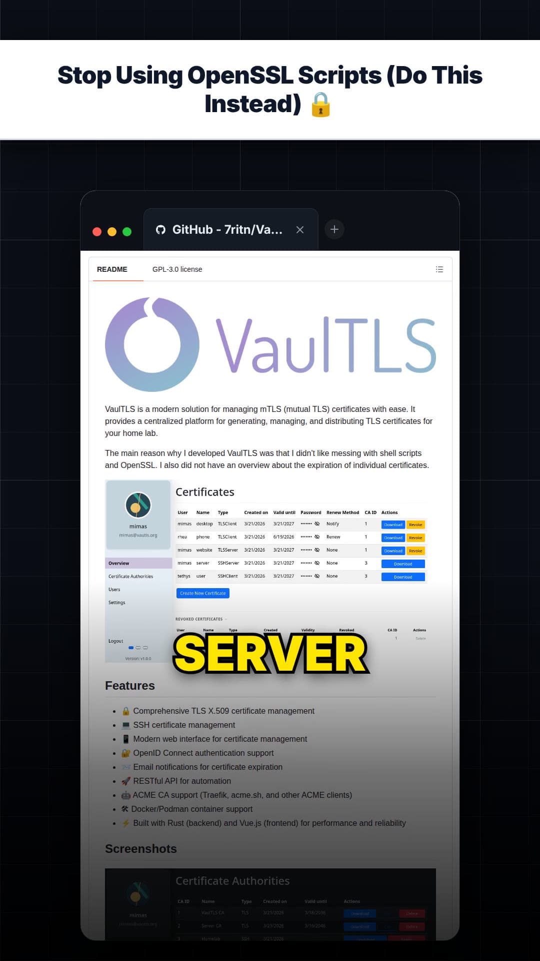 Stop Using OpenSSL Scripts (Do This Instead) 🔒 — repo signal thumbnail