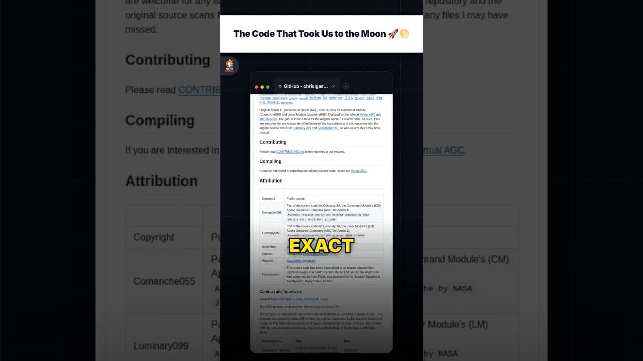 The Code That Took Us to the Moon 🚀🌕 — repo signal thumbnail