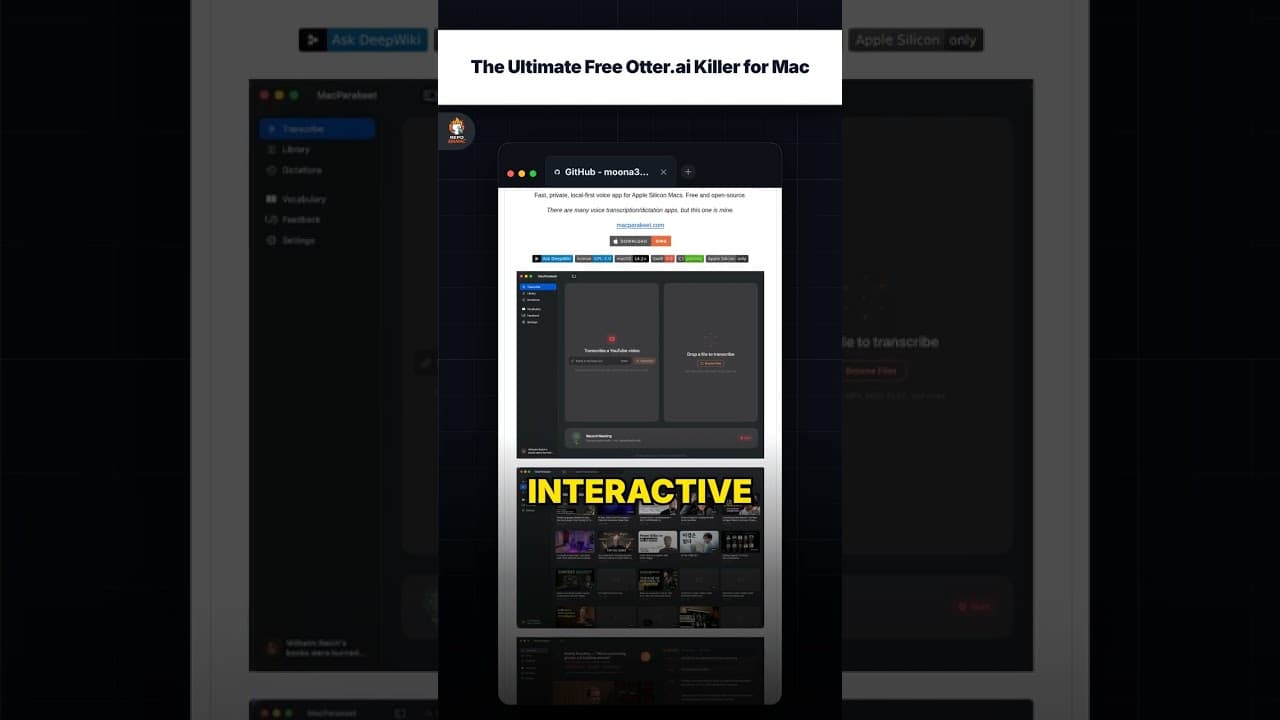 Alternatif Gratis Terbaik untuk Otter.ai di Mac — repo signal thumbnail