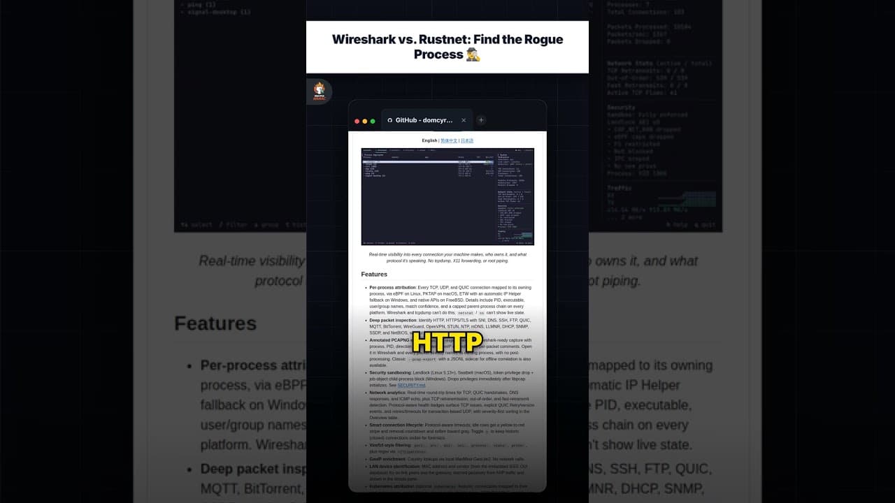 Wireshark vs. Rustnet: Temukan Proses Nakal 🕵️‍♂️ — repo signal thumbnail