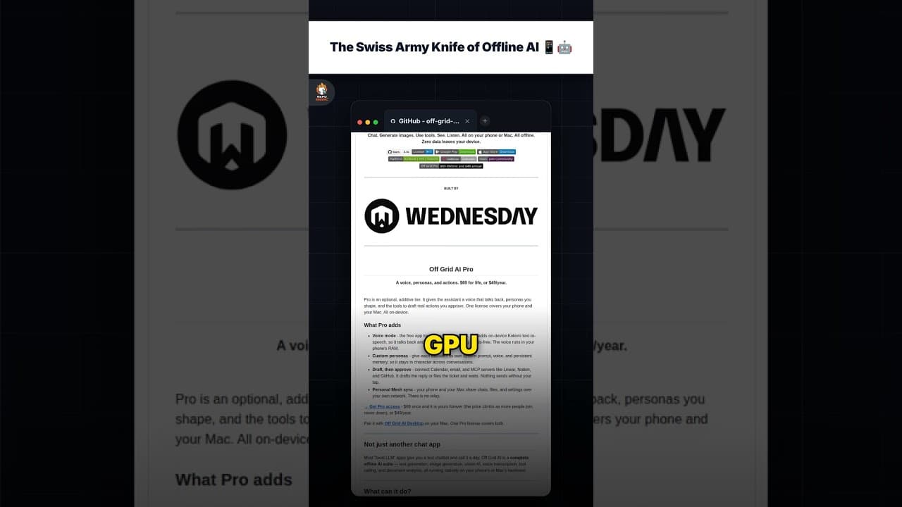Pisau Lipat Swiss untuk AI Offline 📱🤖 — repo signal thumbnail