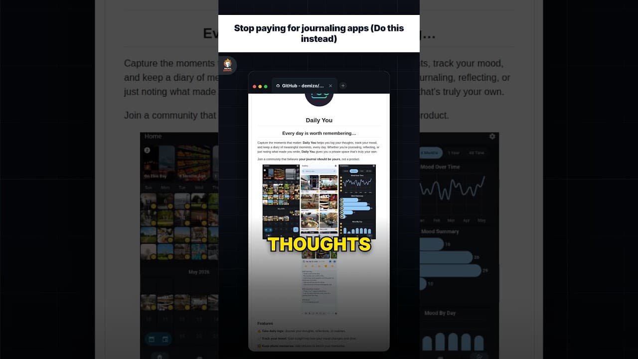 Stop paying for journaling apps (Do this instead) — repo signal thumbnail