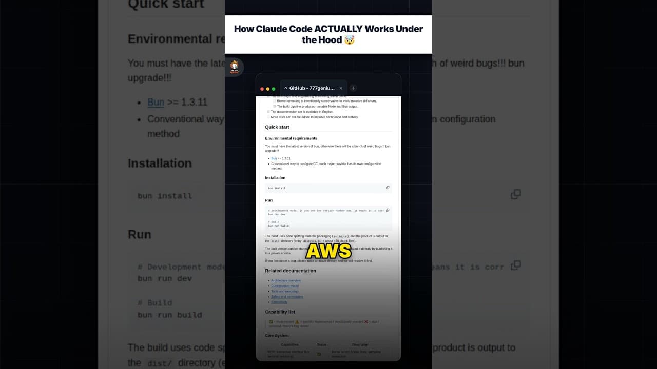 Cara Kerja Claude Code SEBENARNYA di Balik Layar 🤯 — repo signal thumbnail