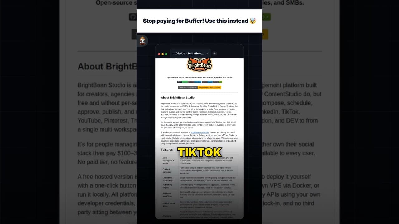 Buffer के लिए पैसे देना बंद करें! इसके बजाय इसका उपयोग करें 🤯 — repo signal thumbnail