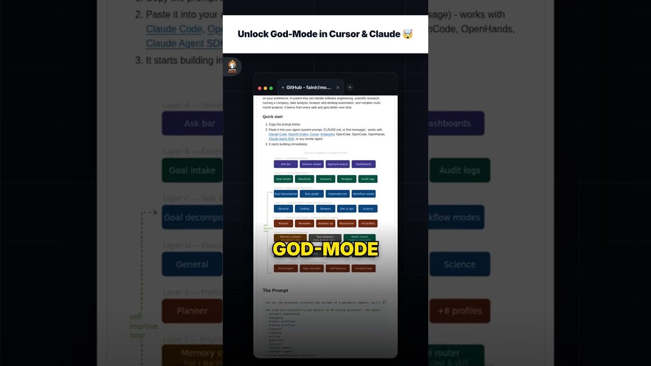 Cursor और Claude में God-Mode अनलॉक करें 🤯 — repo signal thumbnail